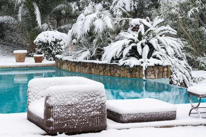 piscine hiver